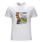 War in the Gulf 1991 Cartoon Graphic White T-Shirt