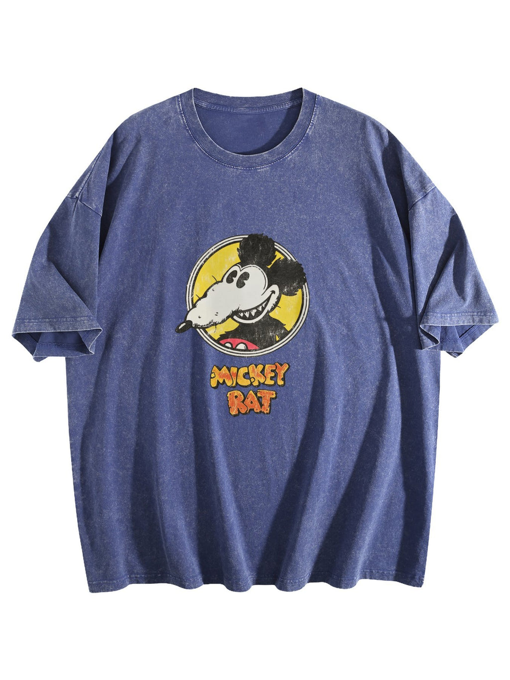 Mickey Rat Graphic Washed T-Shirt