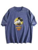 Mickey Rat Graphic Washed T-Shirt