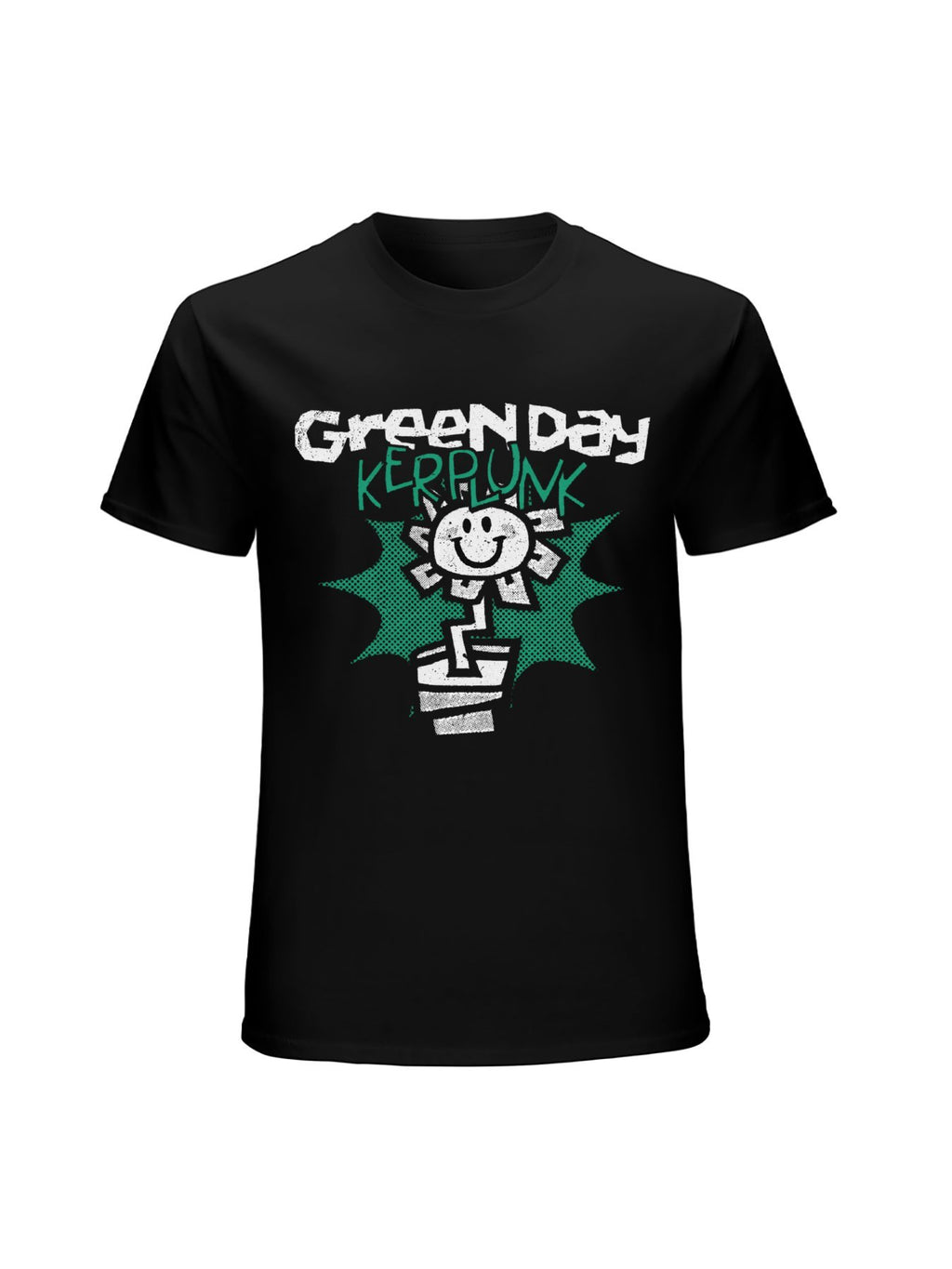 Green Day Kerplunk Flower Punk Graphic T-Shirt