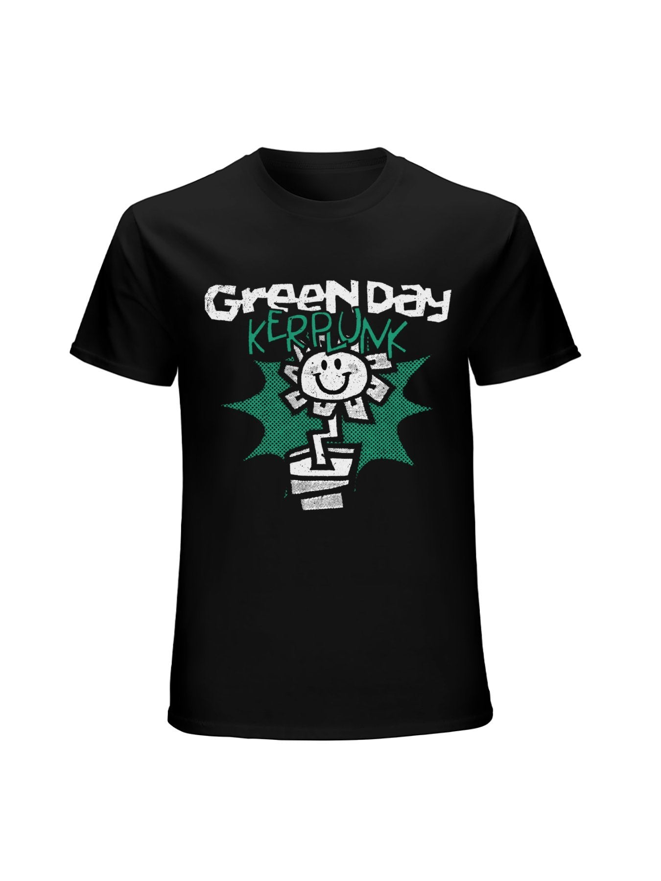 Green Day Kerplunk Flower Punk Graphic T-Shirt