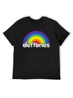 Deftones Rainbow Logo Graphic T-Shirt
