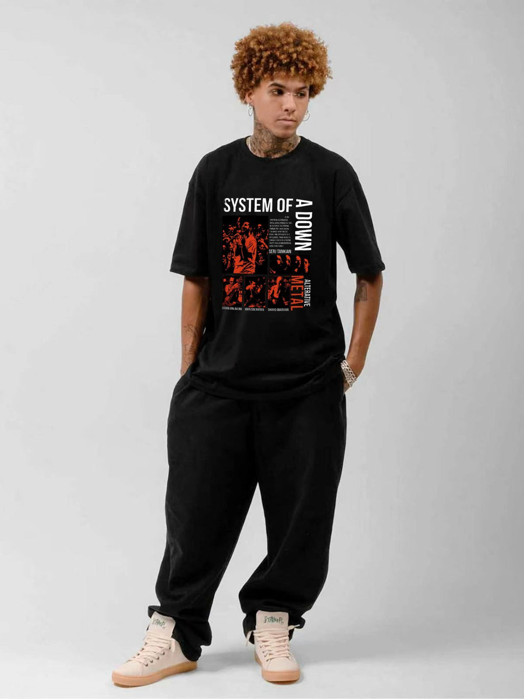 System of a Down Alternative Rock Collage T-Shirt