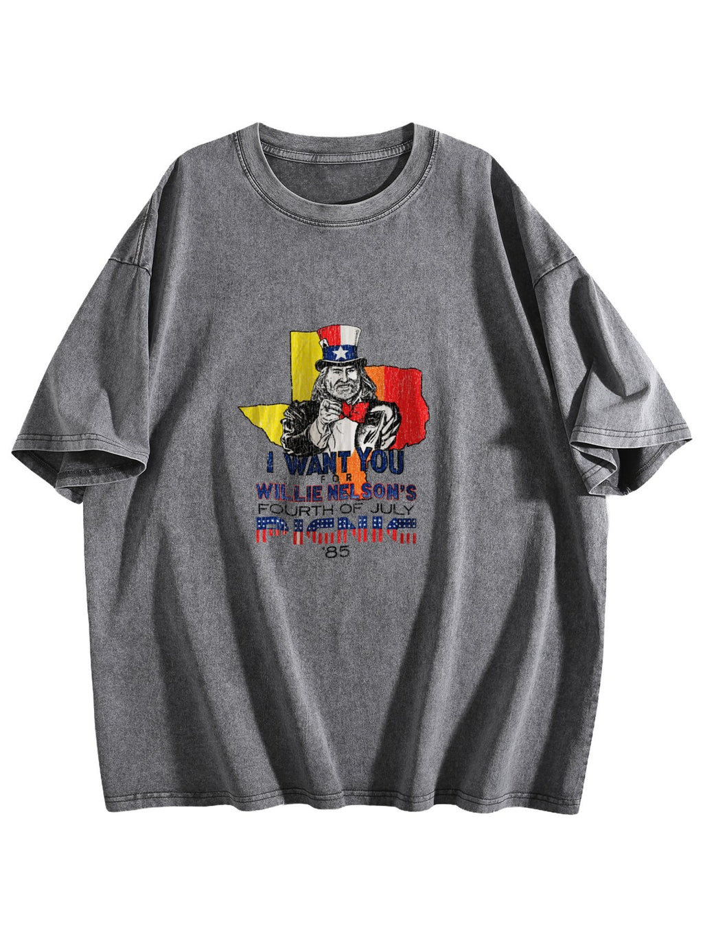 Willie Nelson's Picnic Graphic Washed T-Shirt