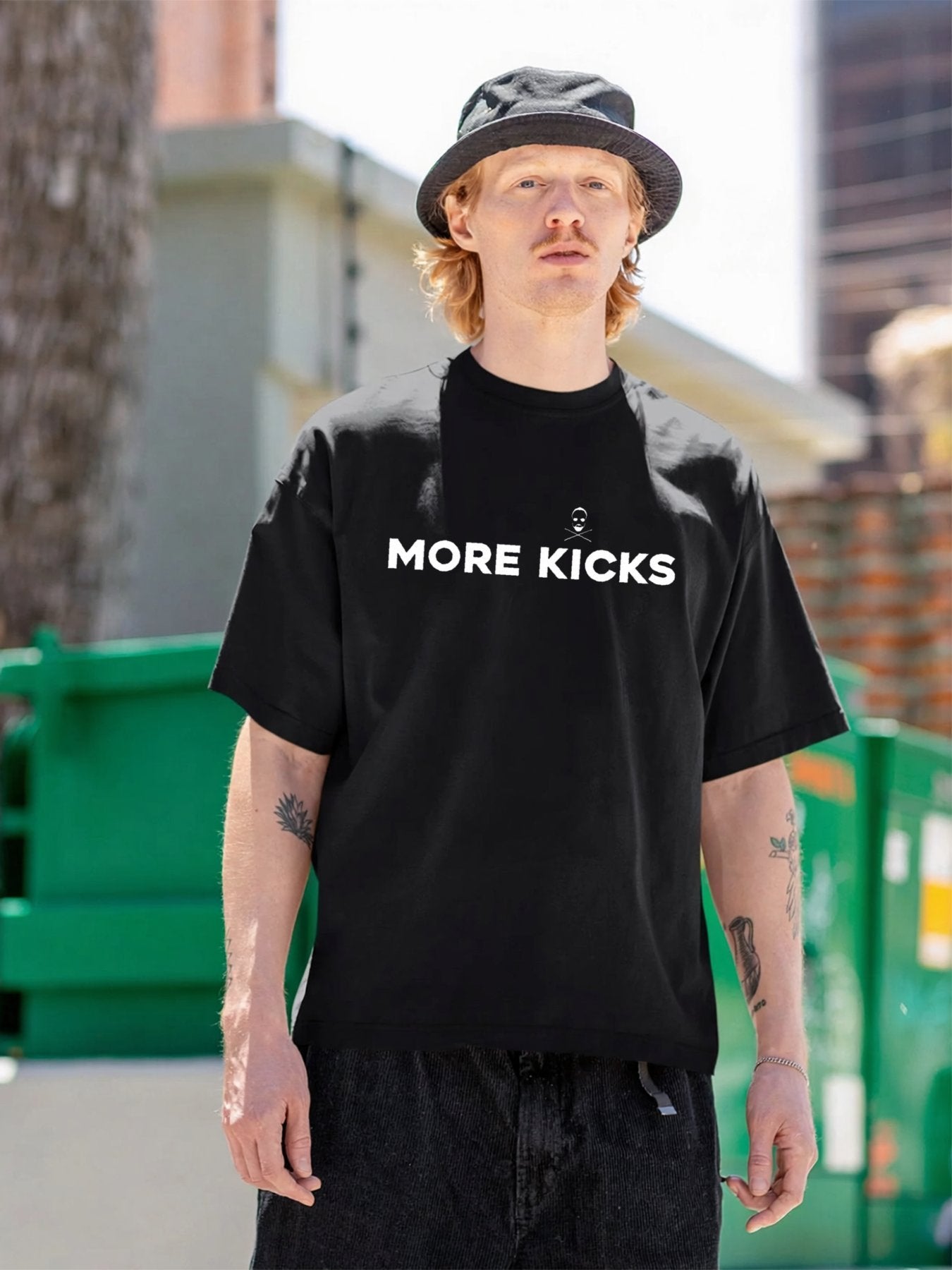 Roger Taylor “More Kicks” Minimal Graphic T-Shirt