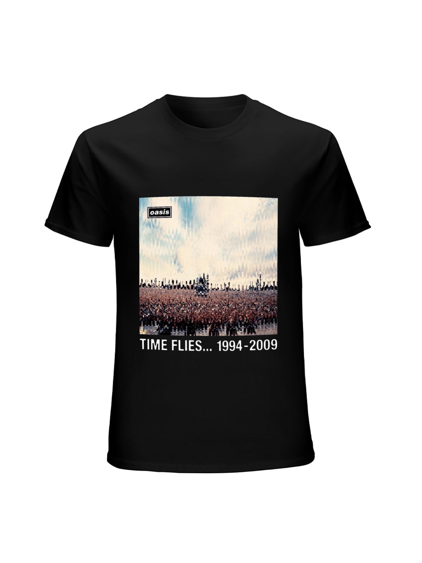 Oasis “Time Flies 1994-2009” Concert Crowd Graphic T-Shirt