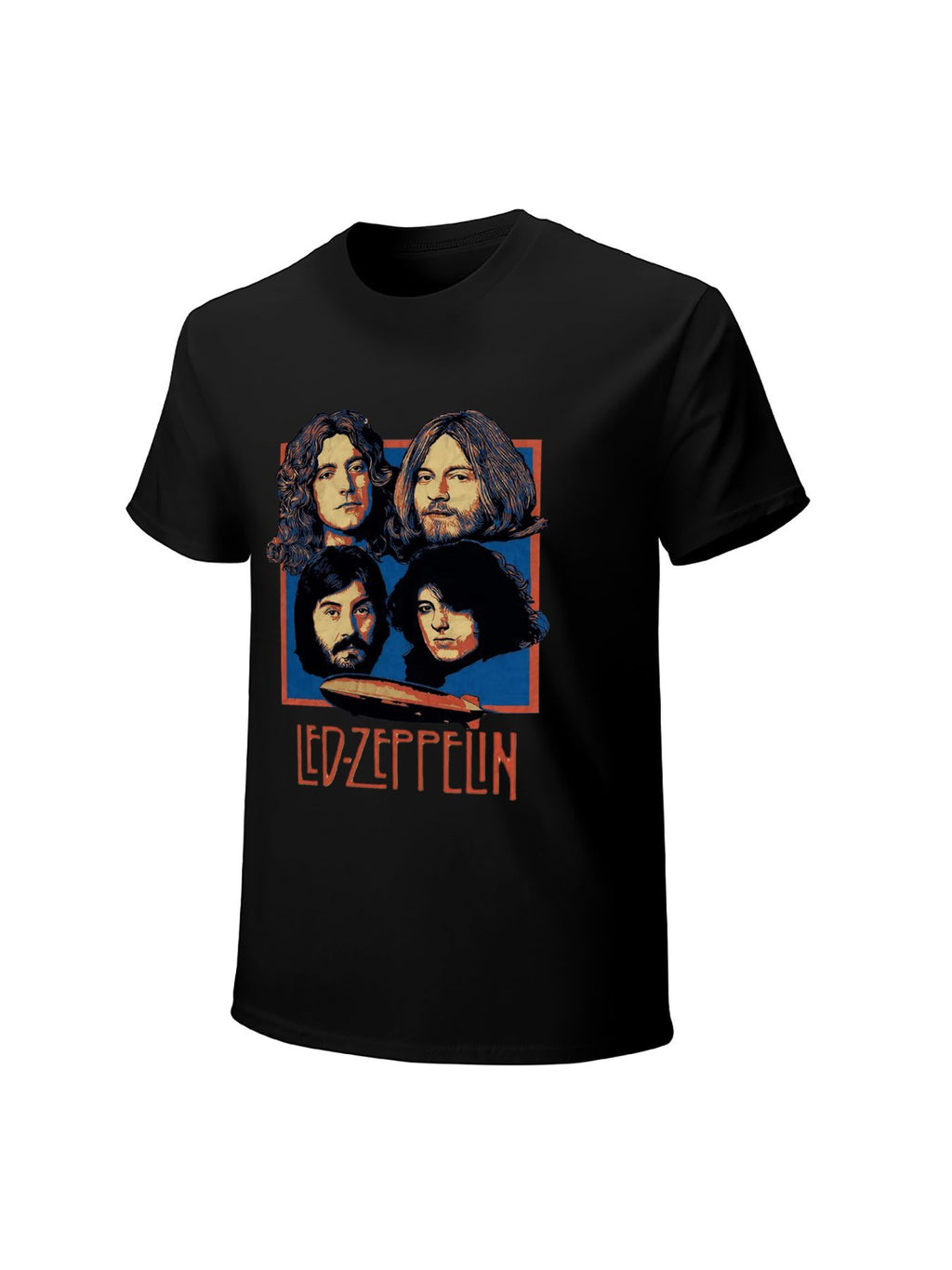 Led Zeppelin Band Portrait Vintage Rock T-Shirt