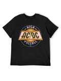 AC/DC High Voltage Retro Badge Graphic T-Shirt