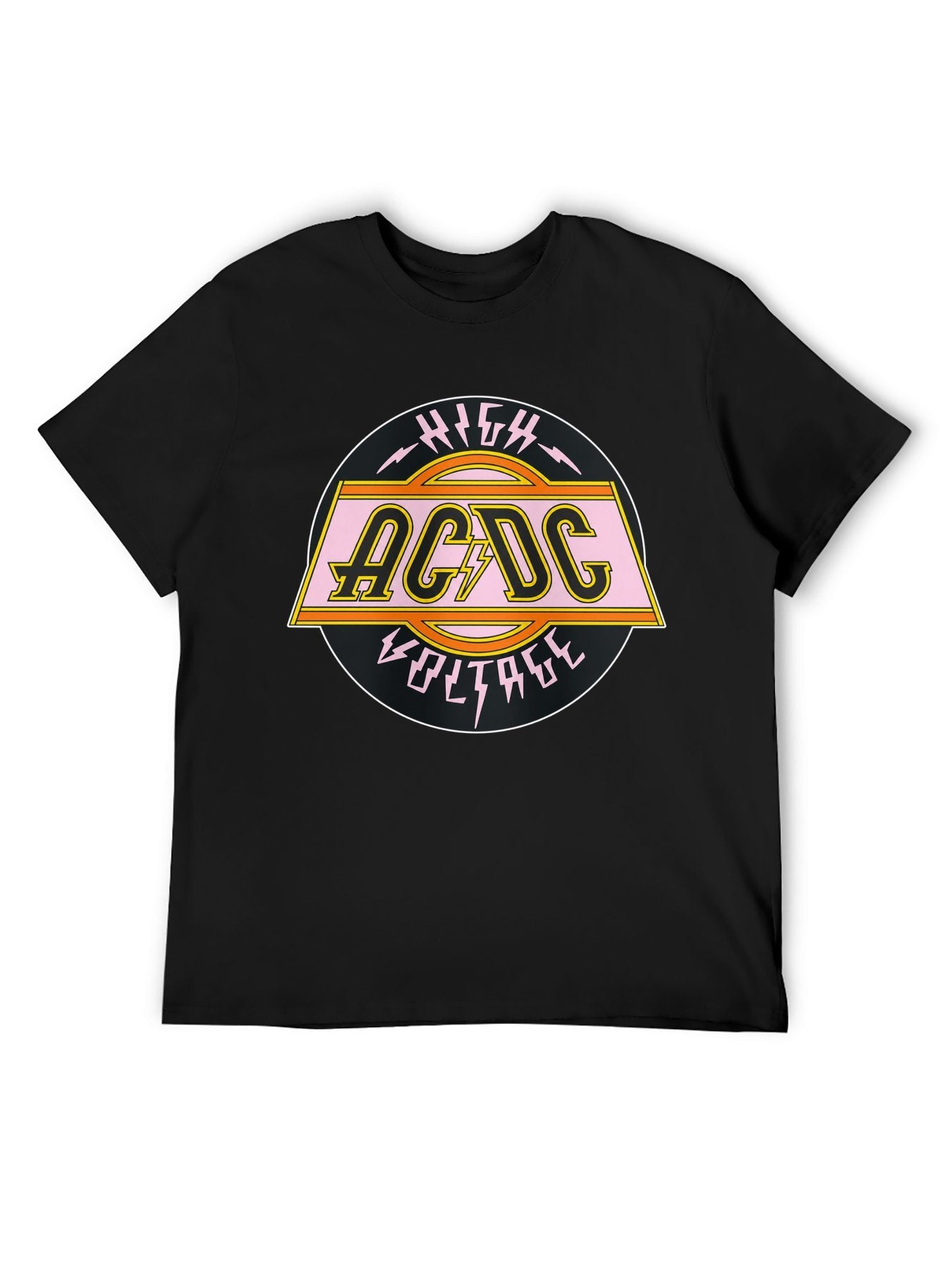 AC/DC High Voltage Retro Badge Graphic T-Shirt