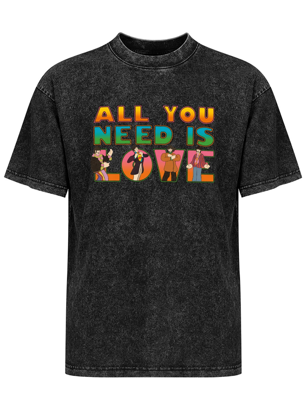 The Beatles All You Need Is Love Retro Graphic T-Shirt