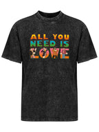The Beatles All You Need Is Love Retro Graphic T-Shirt