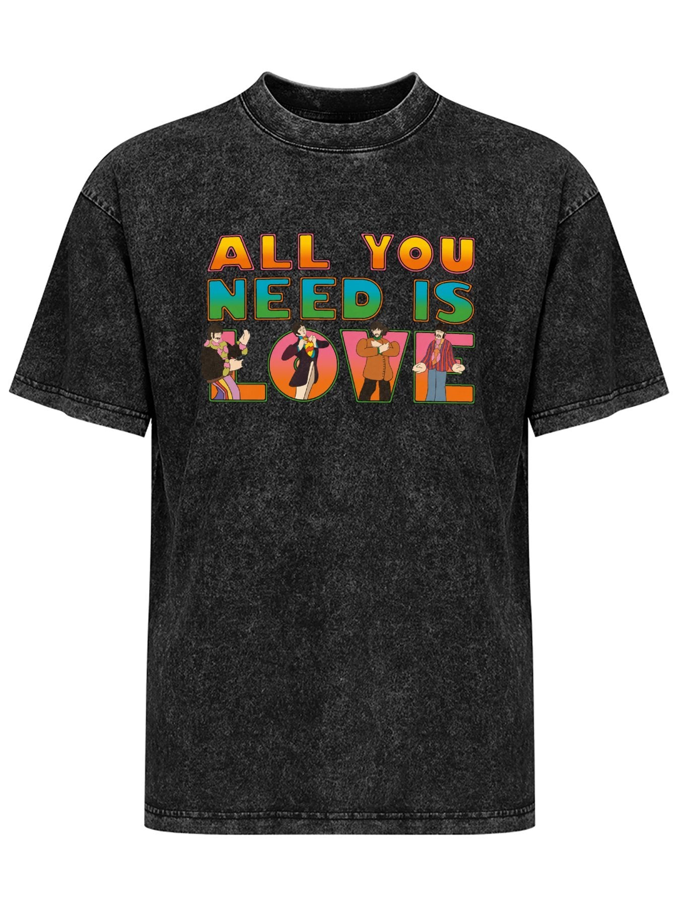 The Beatles All You Need Is Love Retro Graphic T-Shirt