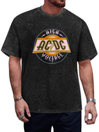 AC/DC High Voltage Pink Emblem Graphic T-Shirt