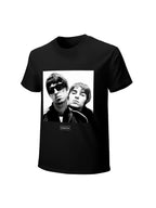 Oasis Black-and-White Duo Photo Graphic T-Shirt
