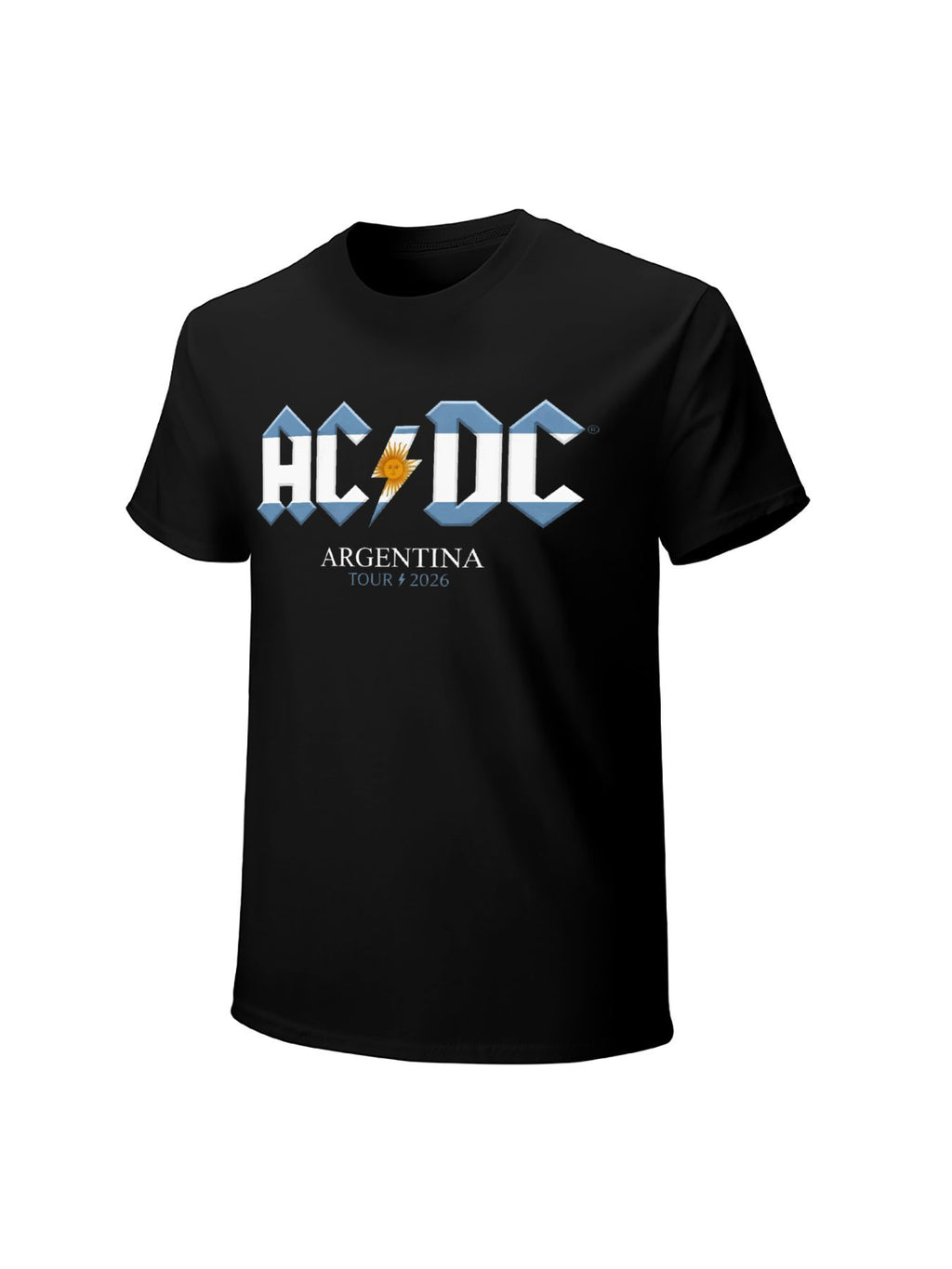 AC/DC Argentina Flag Logo Tour 2026 T-Shirt
