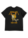 Metallica Damage Inc Tour 1986 Skull Graphic T-Shirt