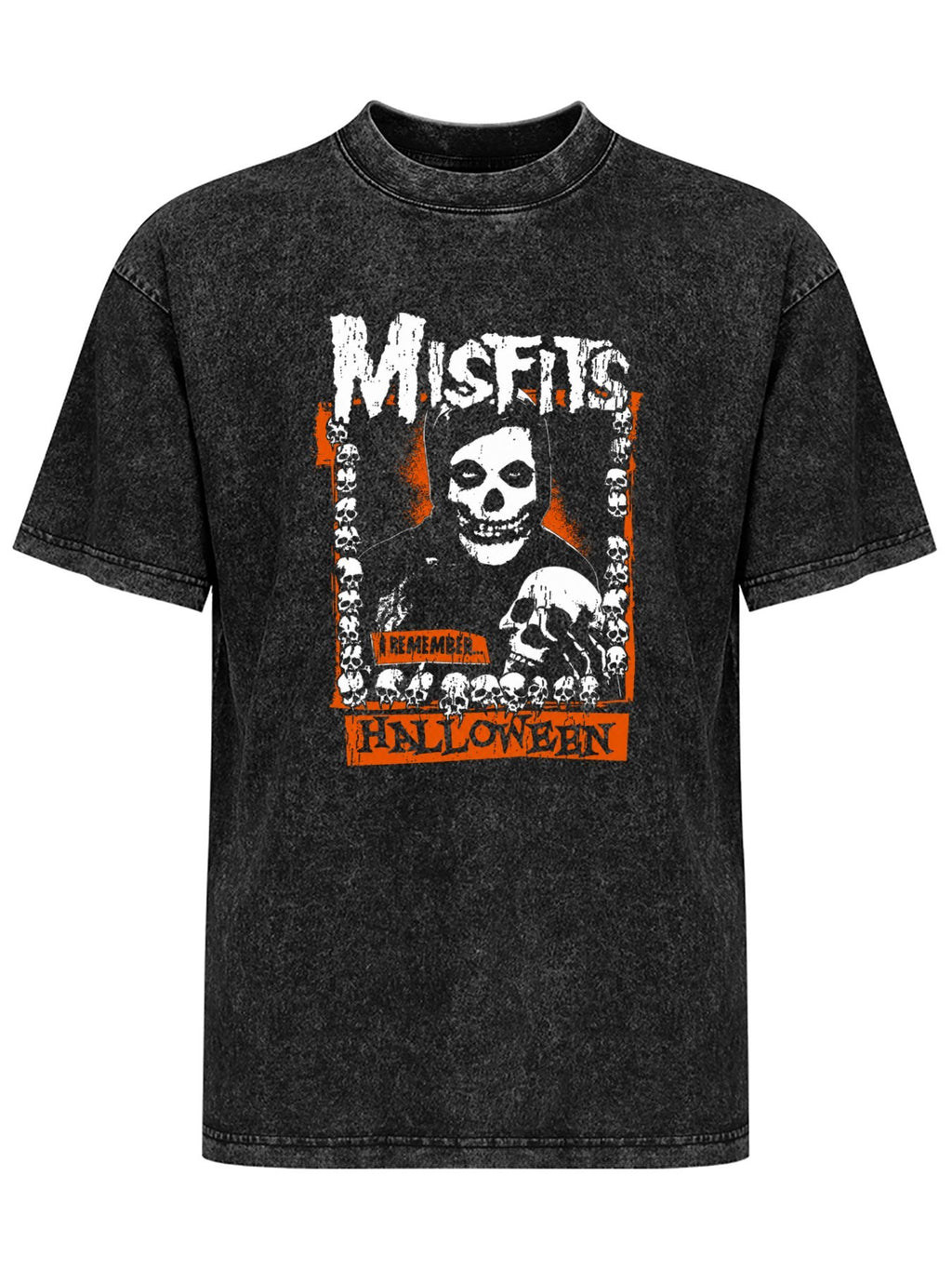 Misfits I Remember Halloween Skull Graphic T-Shirt