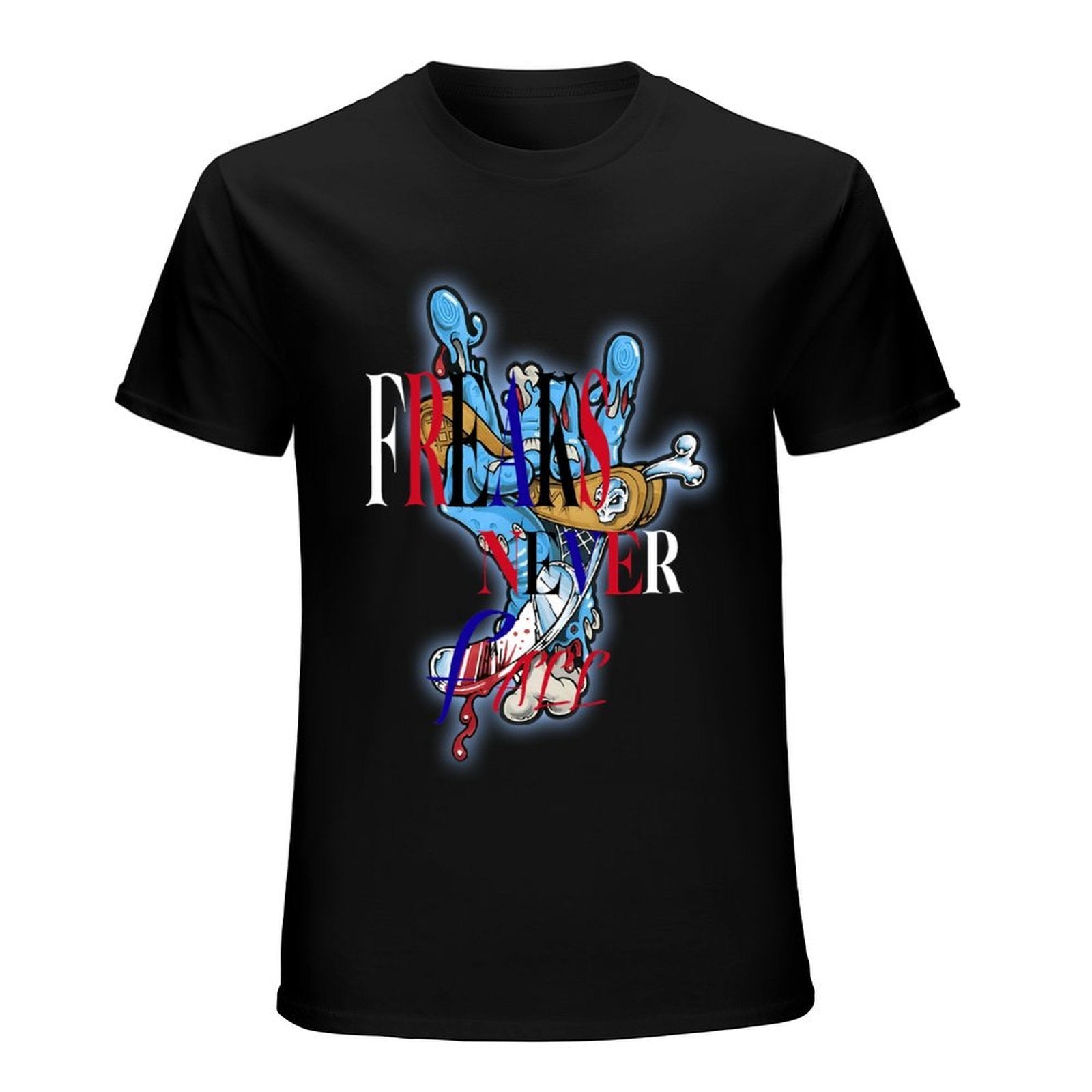 Friends Never Lose Graphic Black T-Shirt Secondary image