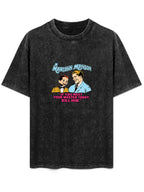 Marilyn Manson Retro Quote Graphic Washed T-Shirt