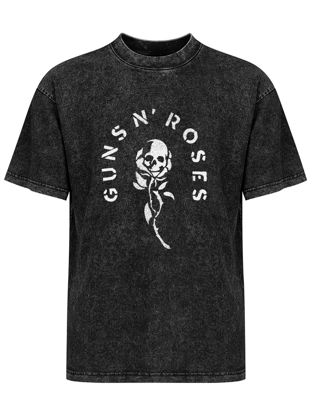 Guns N’ Roses Skull and Rose Vintage Graphic T-Shirt