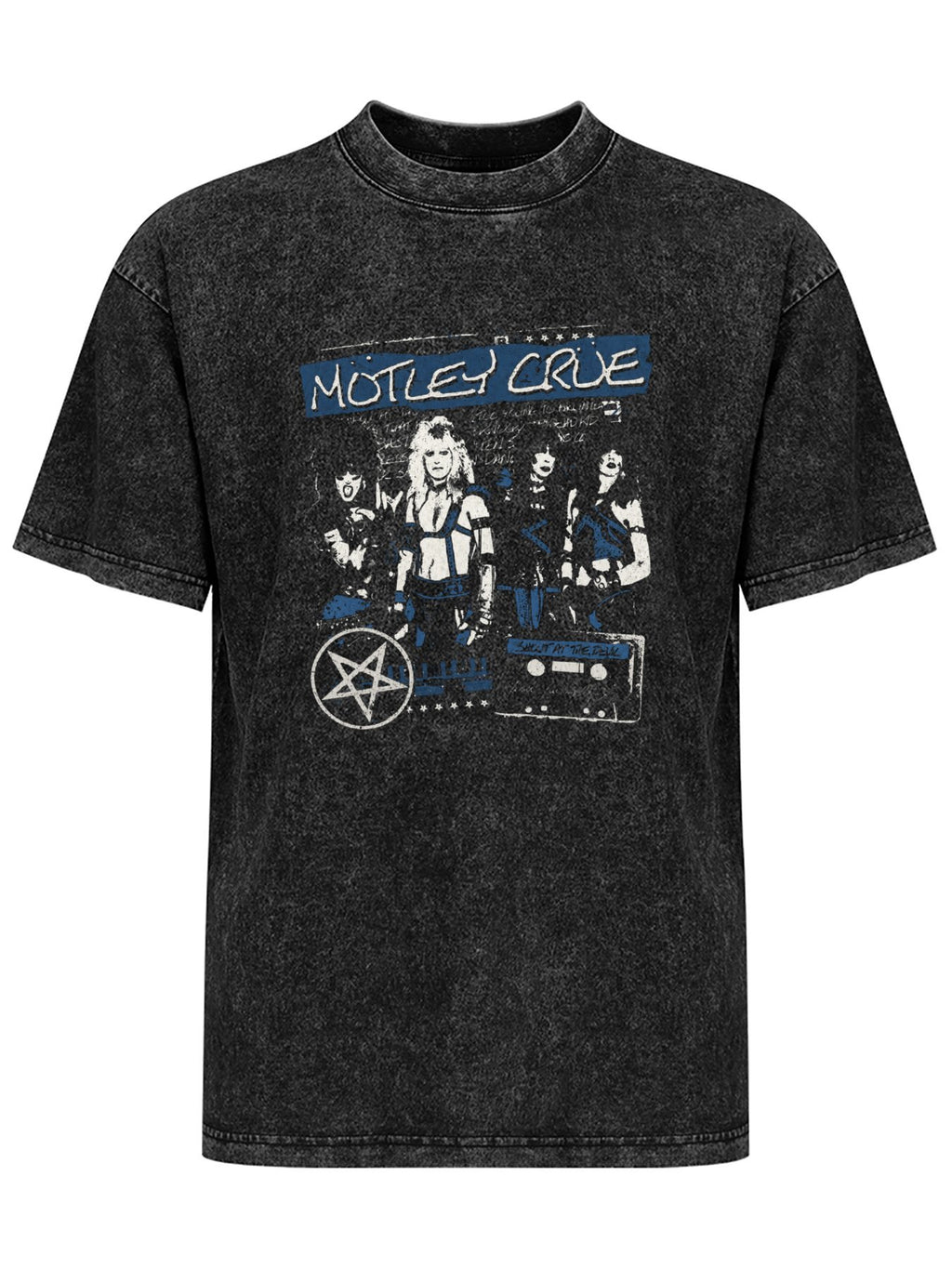 Mötley Crüe Shout at the Devil Collage Graphic T-Shirt