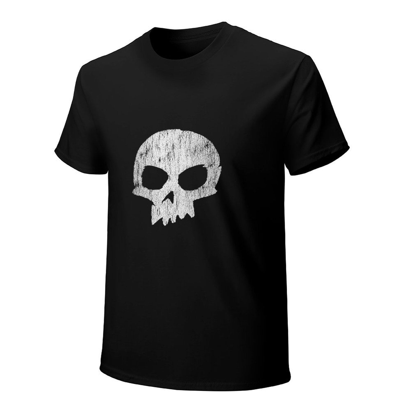 Distressed Skull Graphic T-Shirt