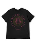 Foo Fighters Tour 2025 Microphone Graphic T-Shirt
