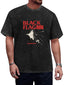 Black Flag Damaged Graphic Washed T-Shirt