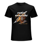 Fierce by Nature Tiger Graphic Black T-Shirt