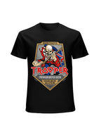 Iron Maiden Trooper Beer Label Graphic T-Shirt