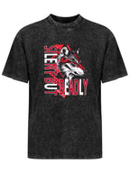 Silent but Deadly Wolf Vintage Washed T-Shirt
