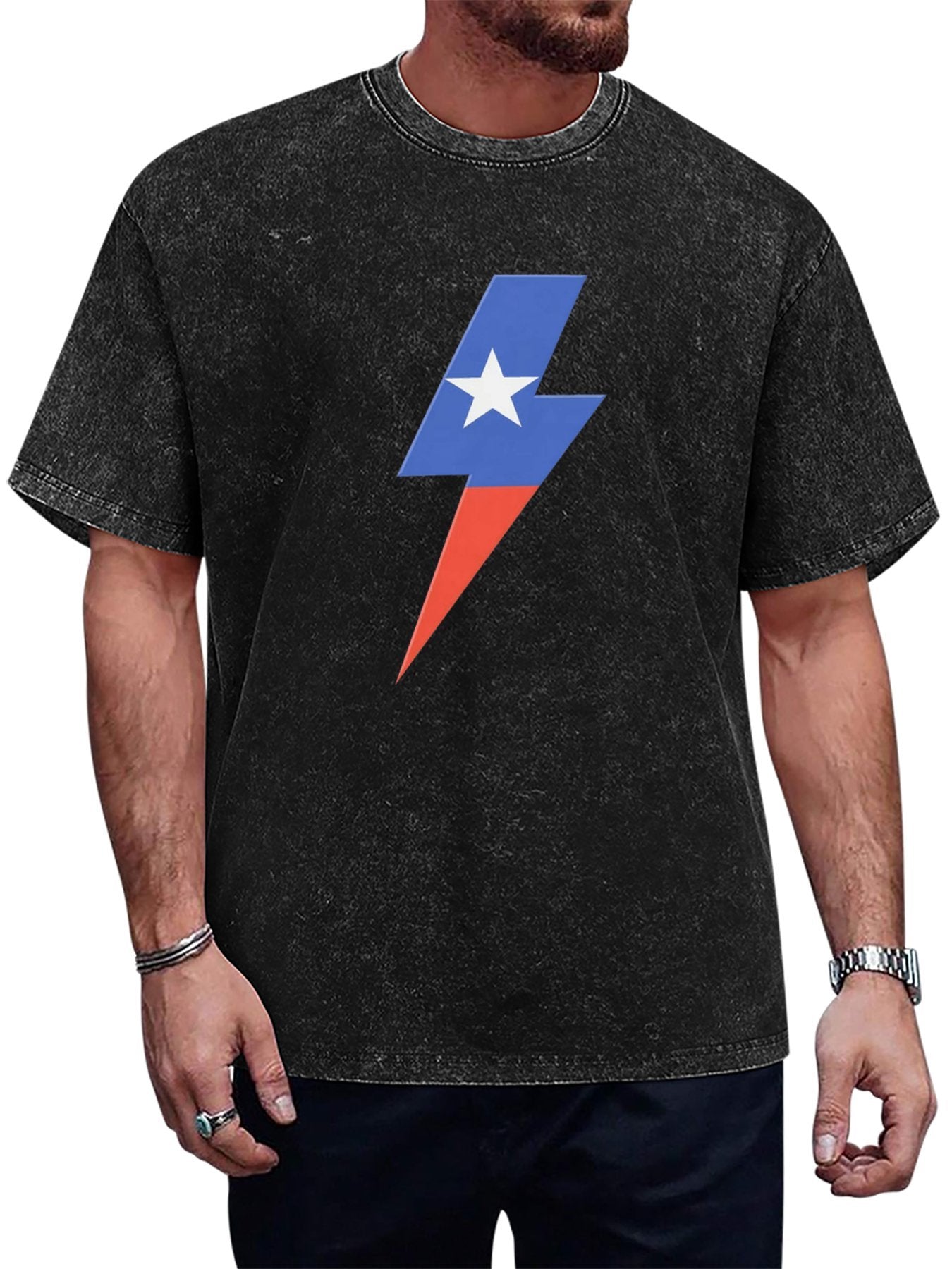 Vintage David Bowie Lightning Star Graphic T-Shirt