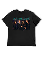 Black Sabbath Illustrated Band Portrait Graphic T-Shirt