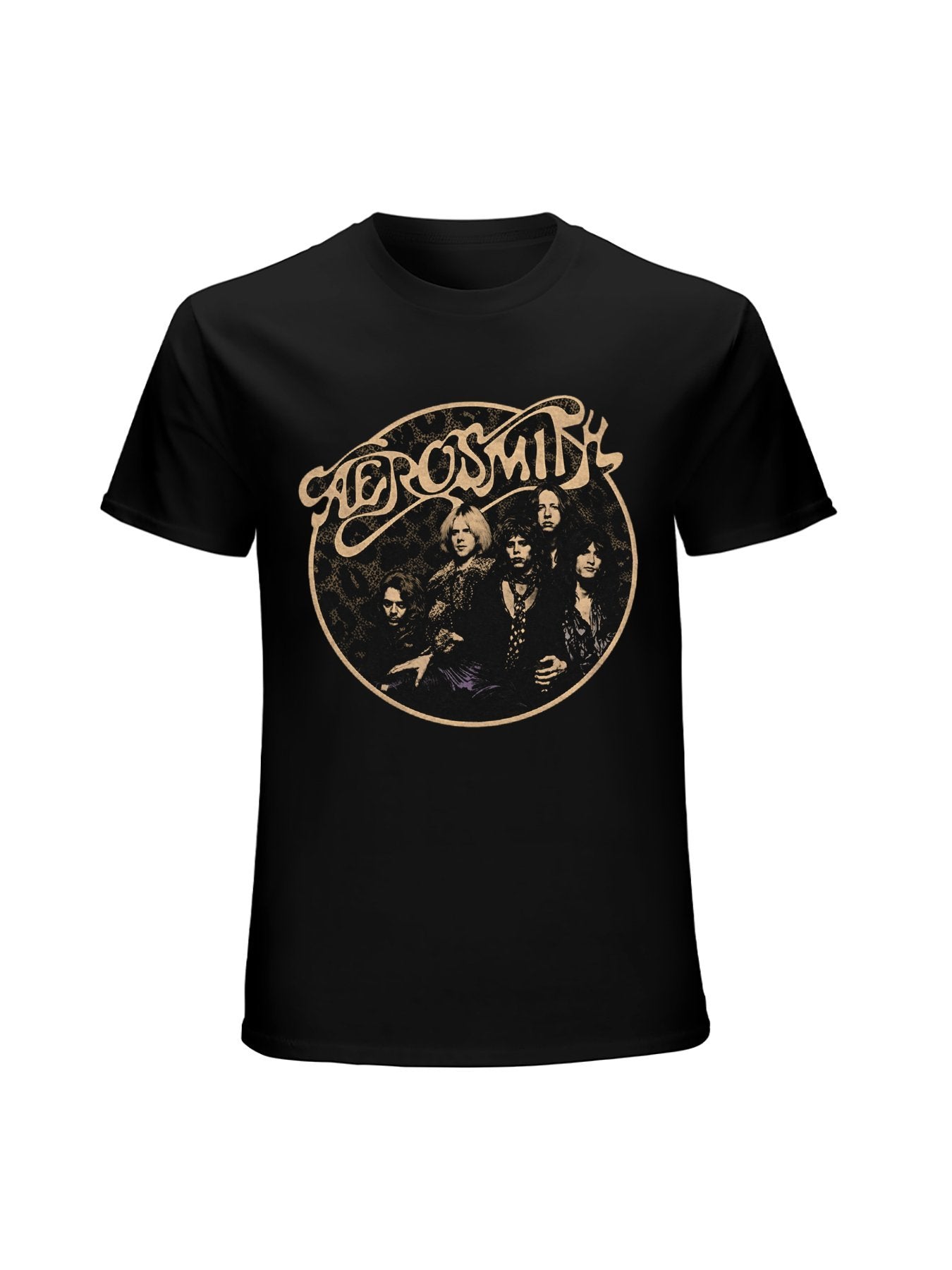 Aerosmith Band Portrait Vintage Graphic T-Shirt