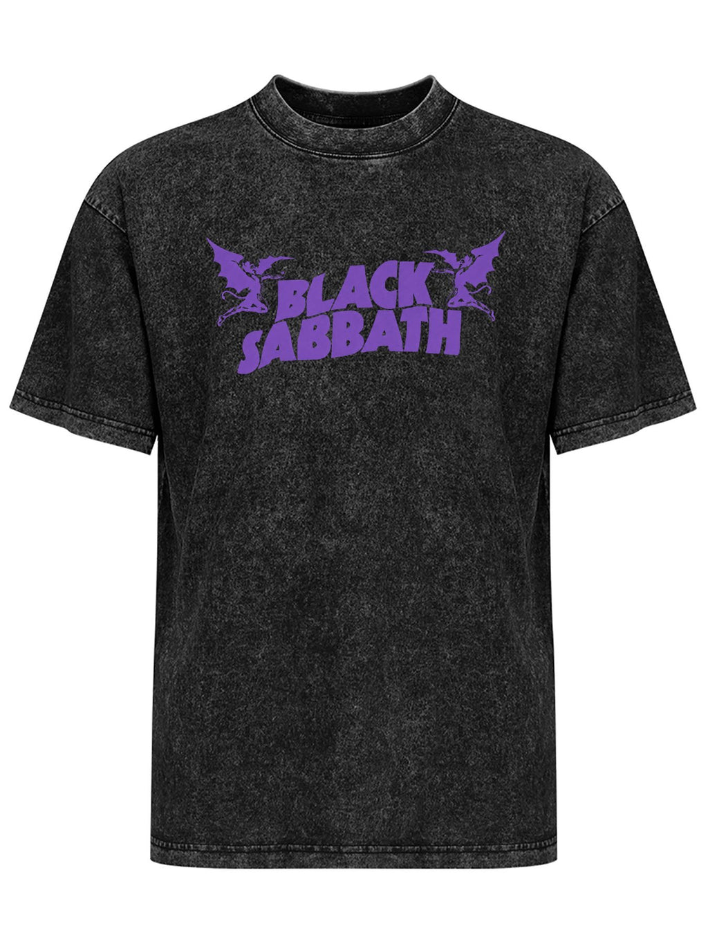 Black Sabbath Flying Demon Logo Graphic T-Shirt