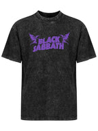 Black Sabbath Flying Demon Logo Graphic T-Shirt