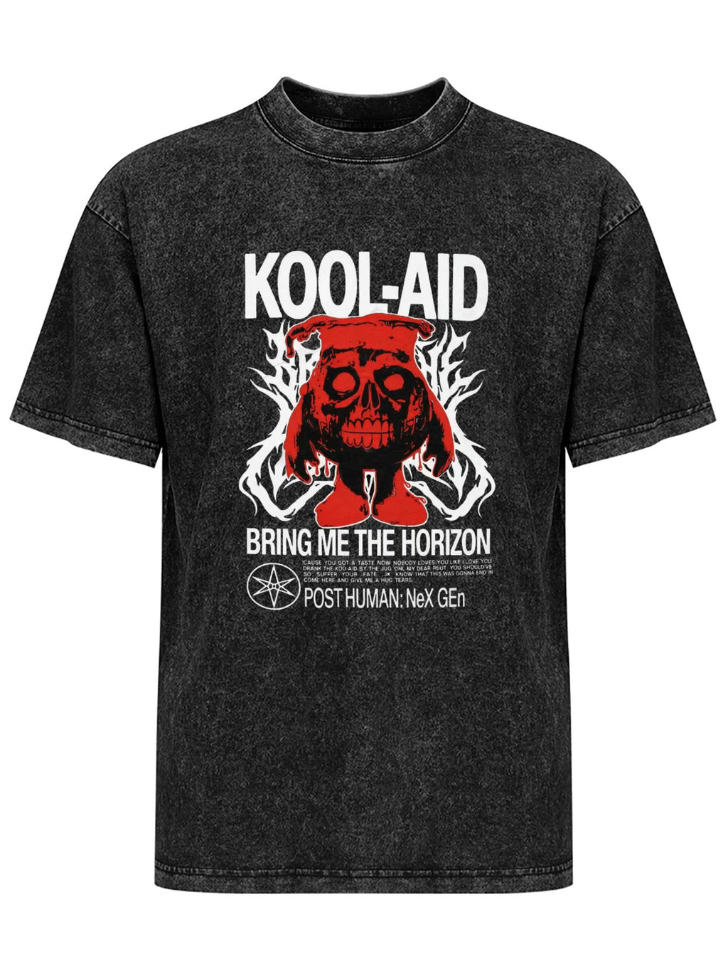 Vintage Washed Bring Me The Horizon Kool-Aid Graphic T-Shirt