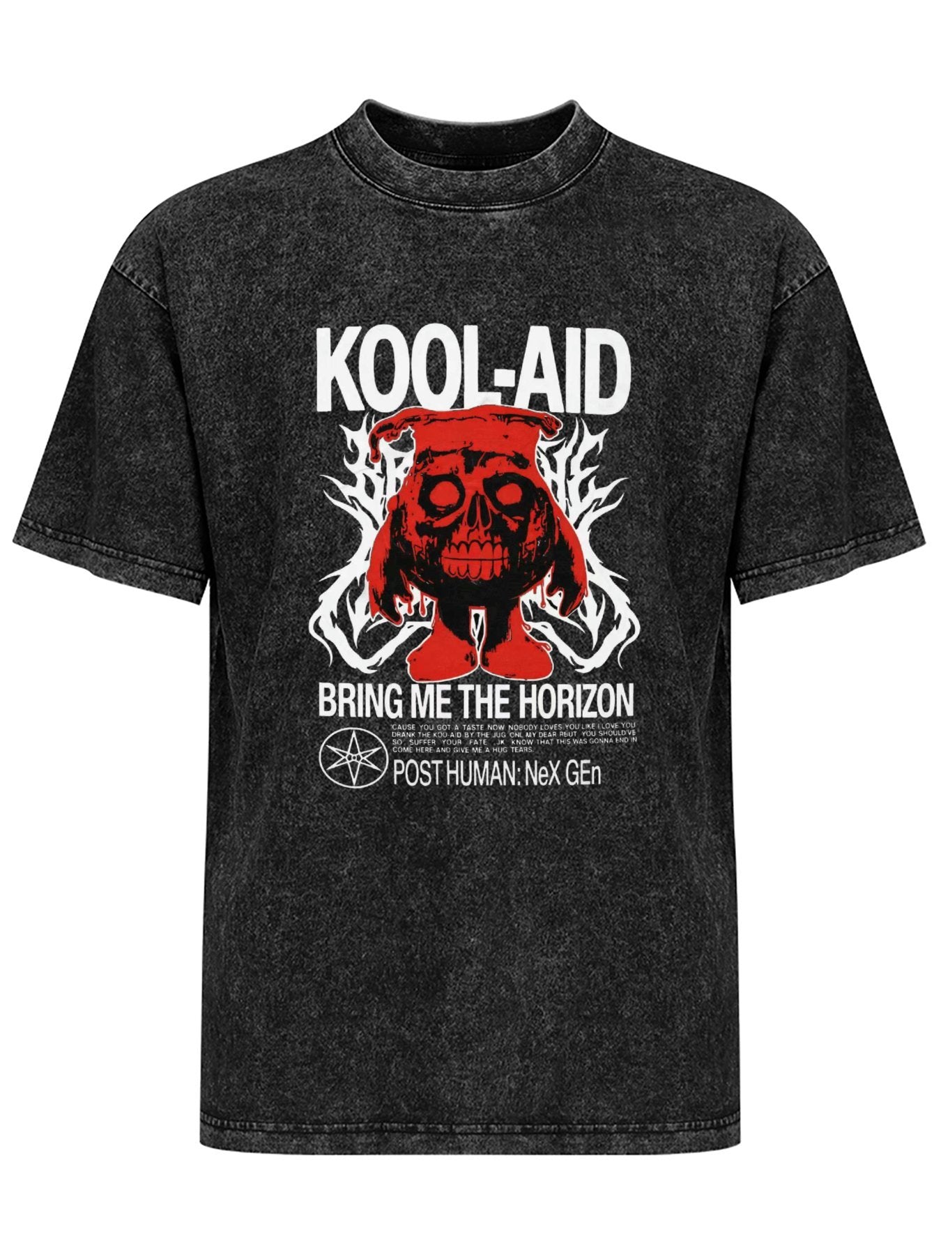 Vintage Washed Bring Me The Horizon Kool-Aid Graphic T-Shirt
