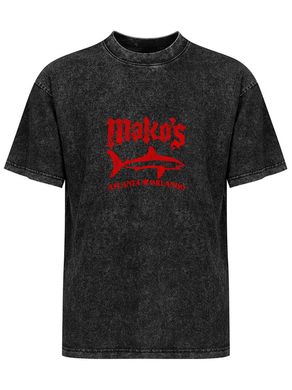 Mako's Shark Graphic Washed T-Shirt