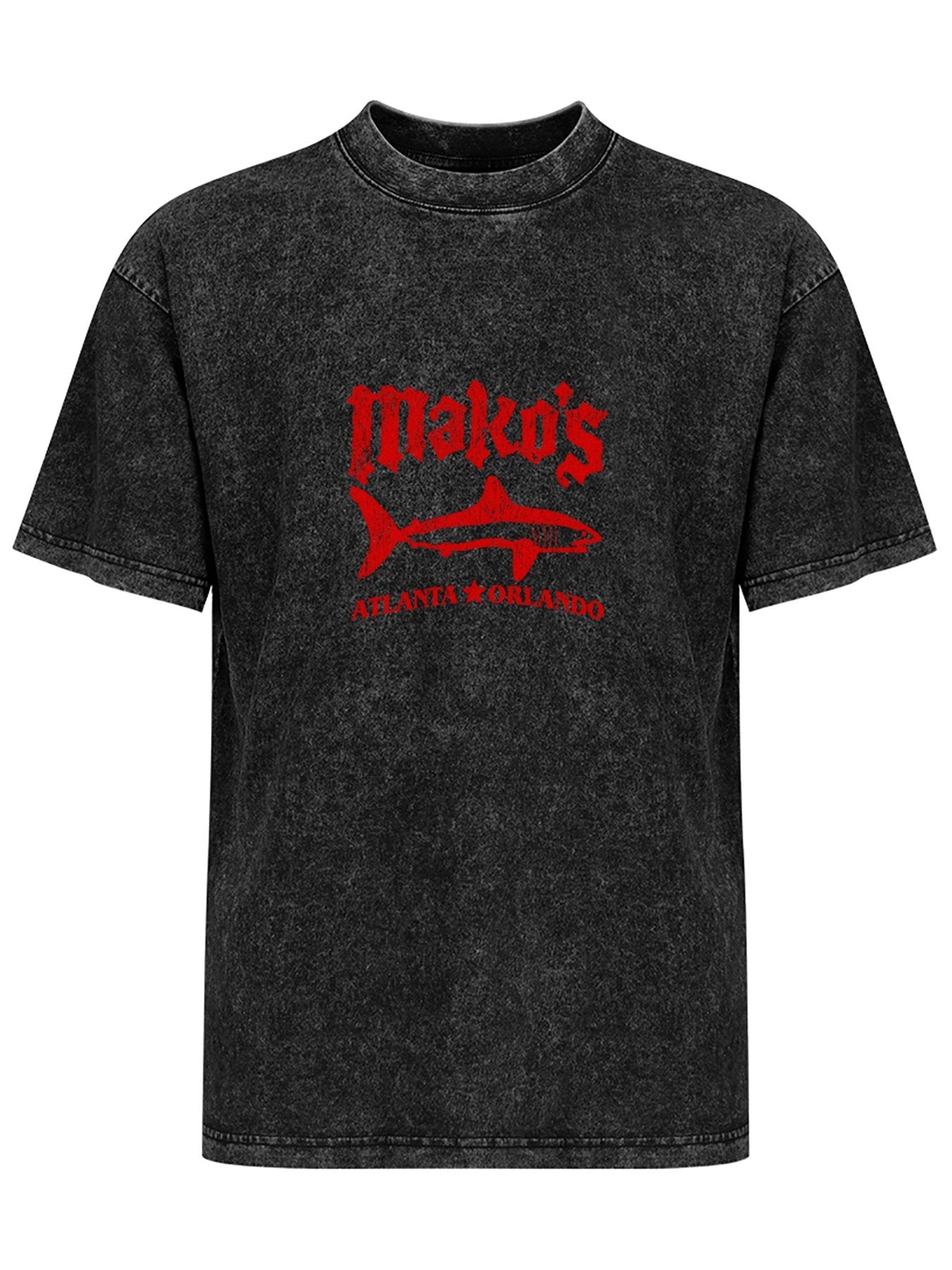 Mako's Shark Graphic Washed T-Shirt