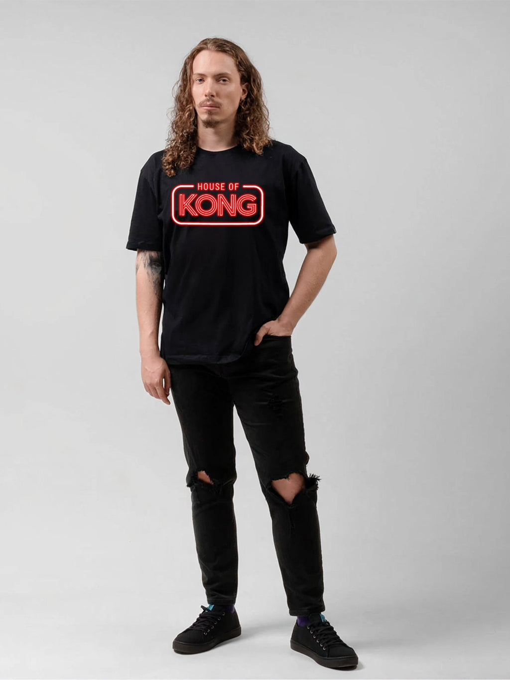 House of Kong Neon Logo Graphic T-Shirt