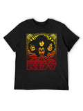 KISS Retro Portrait Poster Graphic T-Shirt