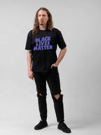 Black Lives Matter Purple Statement Graphic T-Shirt