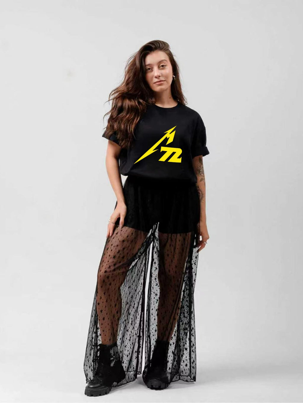 Metallica M72 Lightning Logo Graphic T-Shirt