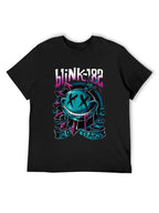 blink-182 Smiley Face Neon Anniversary Punk T-Shirt