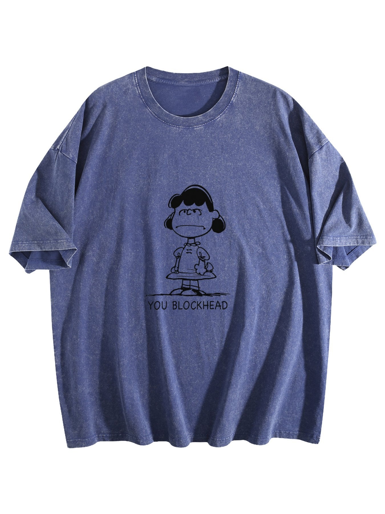 Lucy You Blockhead Washed Graphic T-Shirt
