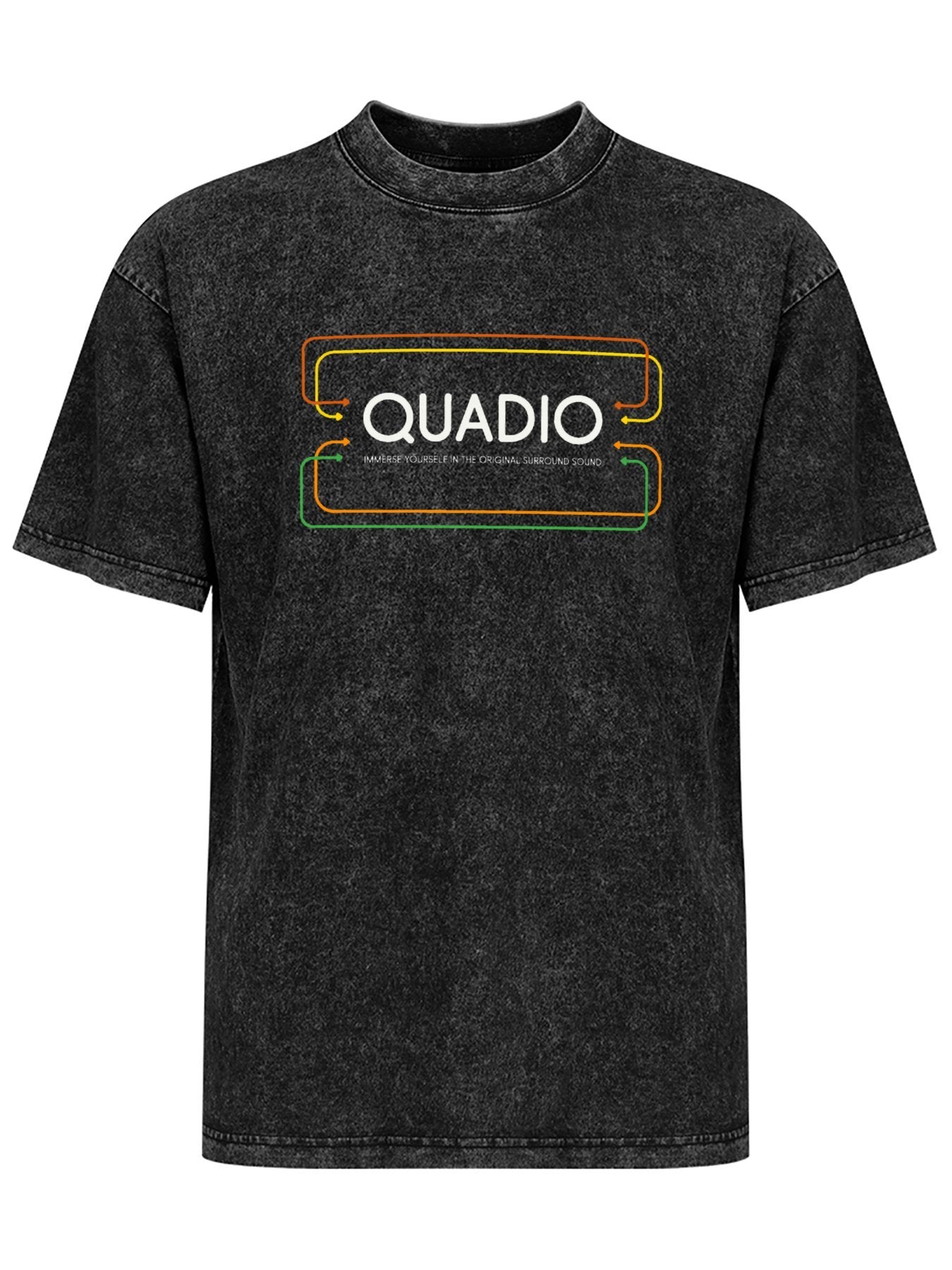 Quadio Surround Sound Retro Graphic T-Shirt