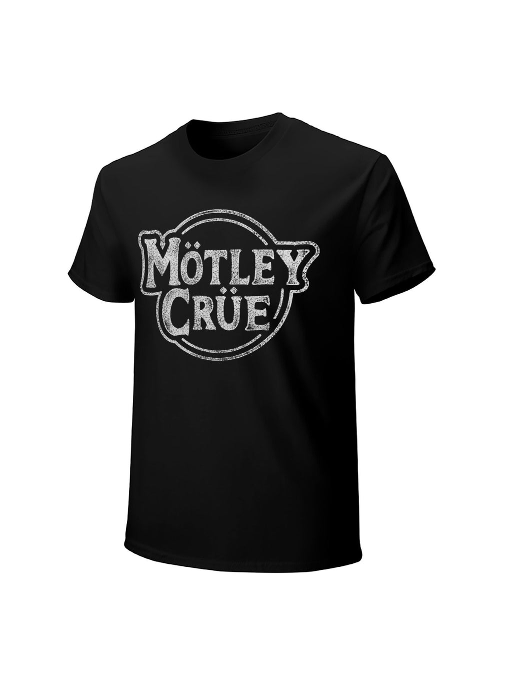 Mötley Crüe Distressed Circular Logo Graphic T-Shirt
