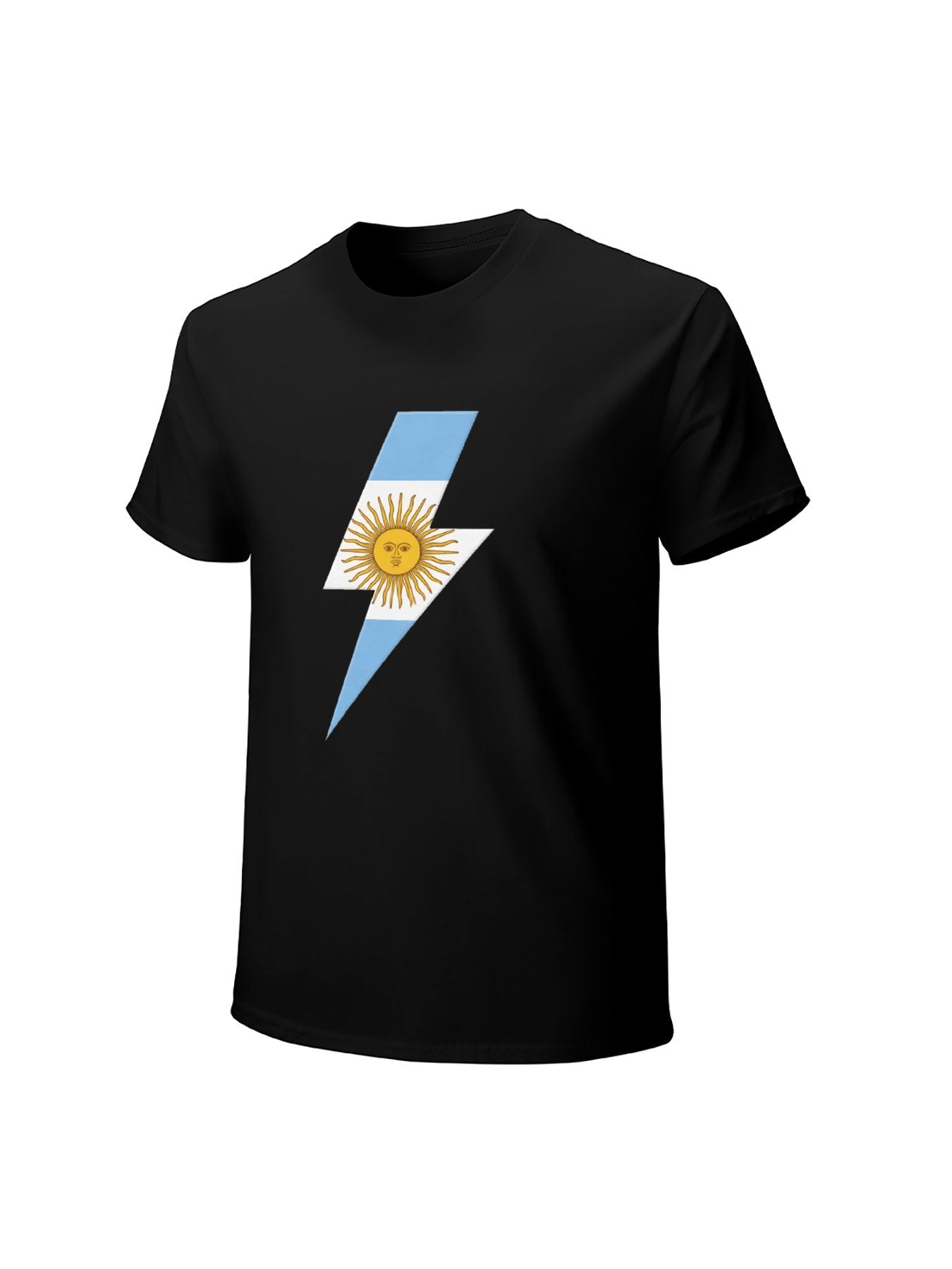 AC/DC Argentina Lightning Flag Minimalist T-Shirt