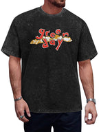 Green Day Distressed Red Logo Graphic T-Shirt